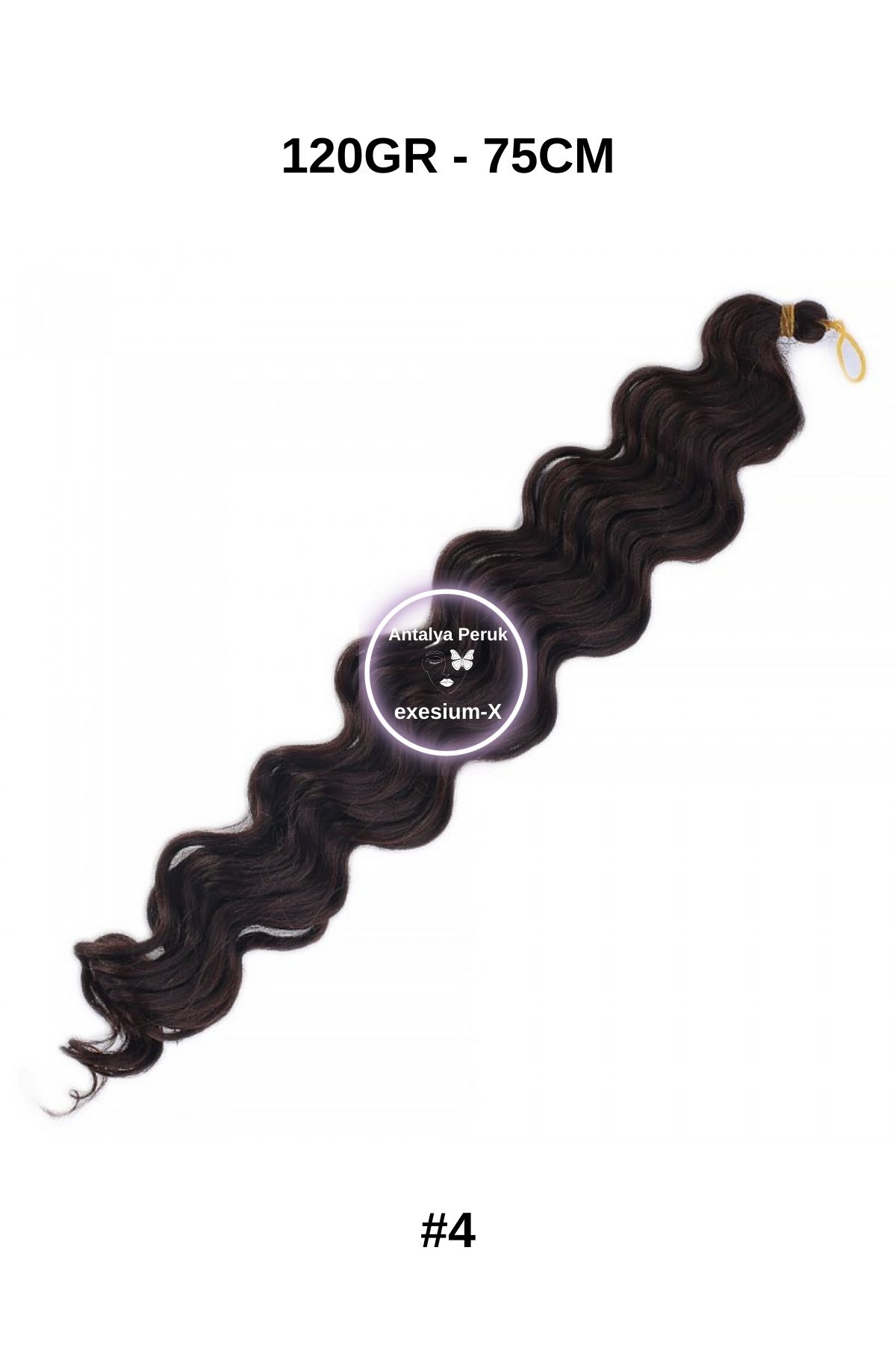 AFRO DALGALAR 120 Gr 75 Cm Kahverengi #4